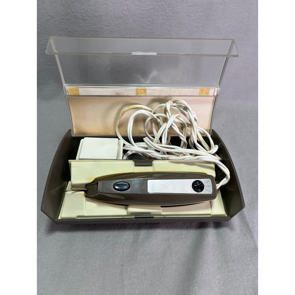Sears Electric Scissors Brown‎ 3-Speed Fabric Selector Vintage Mid-Century OS